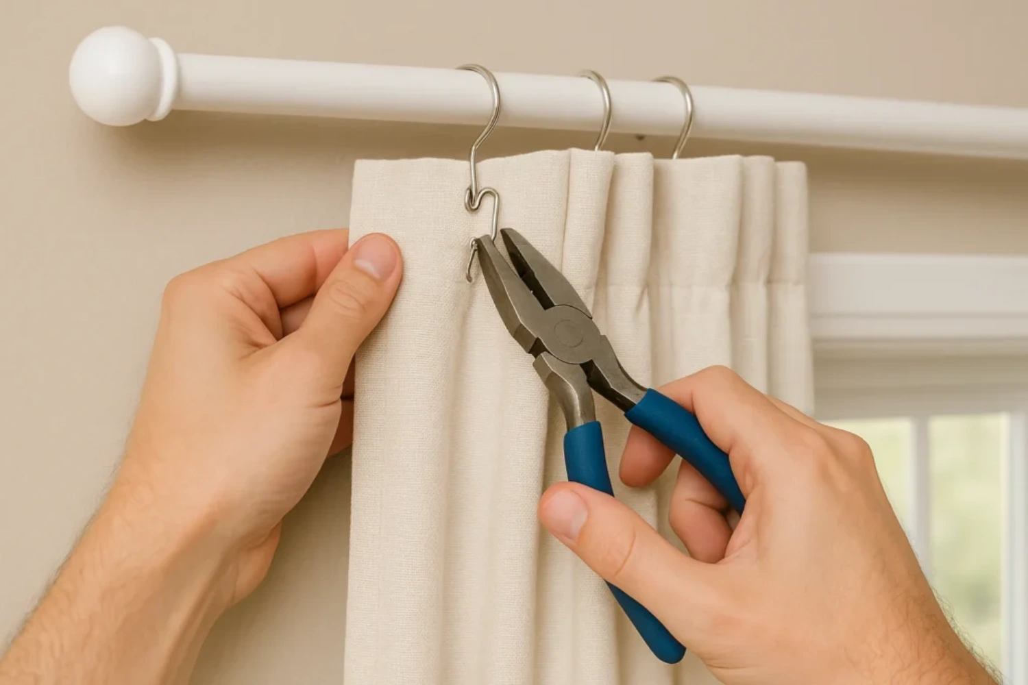 How to Fix Curtain Hook